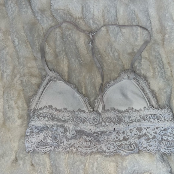 2 for $30 white lace aerie bralettes - Picture 5 of 6